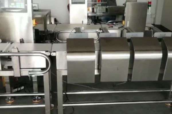 雞爪4級重量分選機(jī)測試視頻